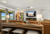 Tons of seating for the entire family in the main living room area