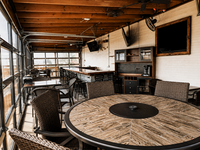 The Round Up Outdoor Seating Area