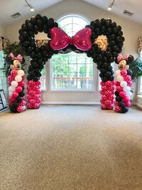 minnie mouse balloon decor