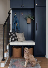 Dwell and Oak Westchester Interior Design Mudroom