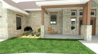 CanB Design- Sprawling RanchBuild Project- Exterior Front Render 2