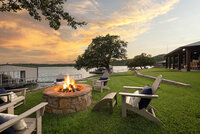 Bring the smore's and sit beside this inviting firepit overlooking some of the most spectacular sunsets in TX