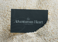 Adventurous Heart Therapy custom logo and brand identity created for a Detroit therapy practice