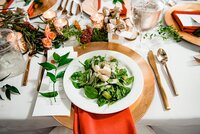 Wedding reception salad at Nashville Tennessee venue — planned by Weddings & Events by Raina