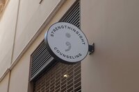 Strength InSight Counseling custom logo and signage for a Dallas, Texas counseling practice