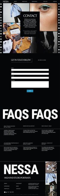 nessa-template-contact-page