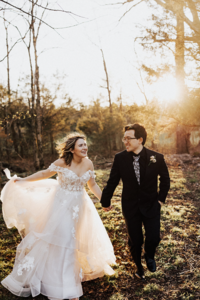 Bride and groom portrait at Nashville Tennessee venue — planned by Weddings & Events by Raina