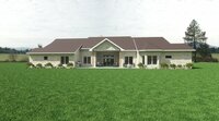 CanB Design- Sprawling RanchBuild Project- Exterior Rear Render 1