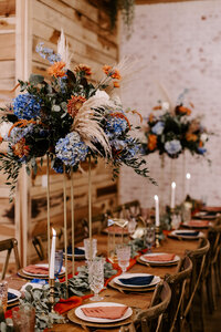 Meaghan and Tanner wedding reception at Steel Magnolia Barn TN — Weddings & Events by Raina