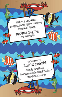 buffet beach sign