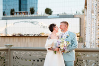 Bride and Groom Elopement portrait at Nashville Tennessee venue — coordinated by Weddings & Events by Raina