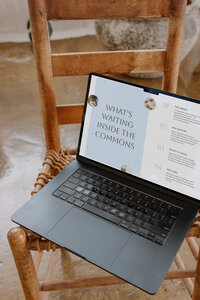 Custom Showit website design for a service-based business with a clear, conversion-focused structure for an online course.