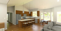 CanB Design-East Coast Cozy Build Project- Kitchen-warm wood-render
