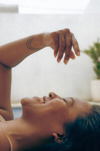 Perimenopausal san antonio woman seeing Nickeya Laycock NP at BodiBloom Health & Wellness for perimenopause care