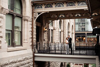 Lana and Omar wedding portrait at Historic Union Station Hotel Nashville — Weddings & Events by Raina