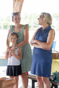 A classic event photo of a family reunion for a celebration of life in Alexandria, VA