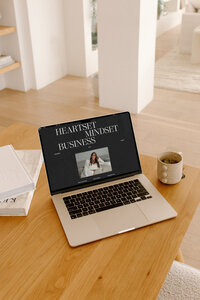 Showit website design for a business coach with a bold, authority-driven brand.
