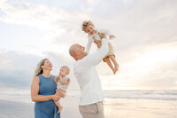 Corpus Christi family photos on beach
