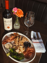 Chef's Board and Wine