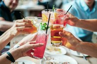 drinks and friends