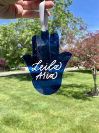 Hand lettered keepsakes designed by Use Your Words by Nyssa with elegant lettering to create meaningful heirloom gifts for loved ones.