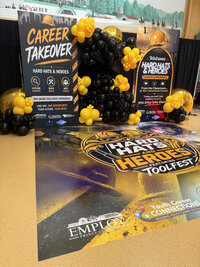 Balloon decor for corporate event and brand activation