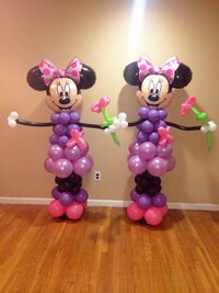 Minnie mouse balloons for kids birthday party