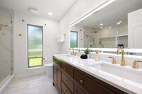 Elegant Sunset Suite bedroom with warm, inviting lighting
