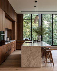 modern-luxury-kitchen-walnut-marble-island-knoxville-tn