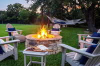 Breathtaking golden hour sunset over Possum Kingdom Lake area