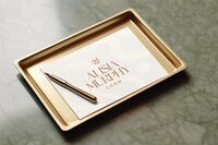 Alisia Murphy custom therapist brand identity and stationery design for her California therapy practice