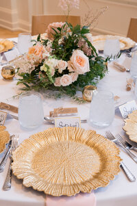 Table setting at Hotel Noelle Nashville TN wedding — Weddings & Events by Raina