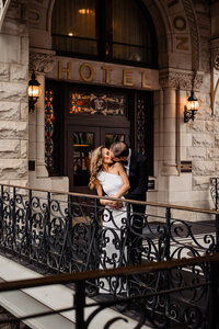 Lana and Omar wedding portrait in Nashville TN — planned by Weddings & Events by Raina