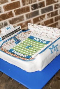 Grooms cake at Steel Magnolia Barn Murfreesboro Tennessee — Weddings & Events by Raina