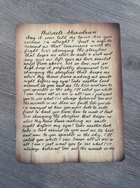 Personalized custom keepsakes created by Use Your Words by Nyssa featuring elegant hand lettering and meaningful details for weddings and special occasions.