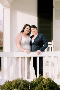 Same-sex wedding ceremony at Ravenswood Mansion Nashville — planned by Weddings & Events by Raina
