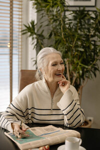 smiling older woman