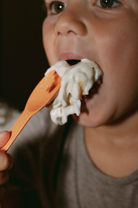 Behind-the-scenes photo from The Study dessert lounge, Garretson SD / Customers enjoying dessert at The Study in Garretson, SD / Fresh ice cream flavor prep at The Study