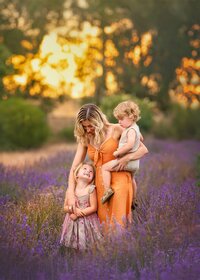 Melbourne Motherhood Portrait in Lavender Fields_Compressed