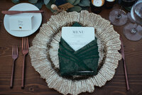 Emily and Doug wedding place setting at Cheekwood Botanical Garden Nashville TN — Weddings & Events by Raina