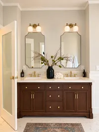 Elegant Double-Sink Vanity Retreat