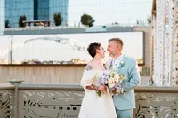 Bride and Groom Elopement portrait at Nashville Tennessee venue — coordinated by Weddings & Events by Raina