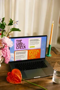 Colourful branding and web design for a content strategist