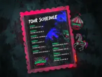 Graveyard Carnival Tour Poster & Pins