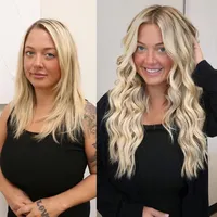NOVA STRANDS HAIR EXTENSION BEFORE AND AFTER 2