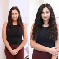 NOVA STRANDS HAIR EXTENSION BEFORE AND AFTER 8