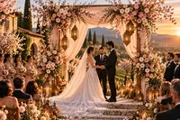 ume-estate-vineyard-wedding-vows-floral-arch
