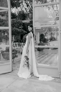 editorial trouwfoto bij villa taj