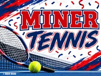 MinerTennisYardSign
