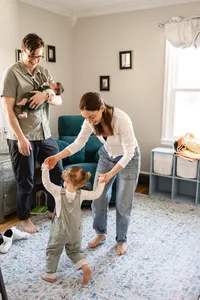 in home family photo session minneapolis